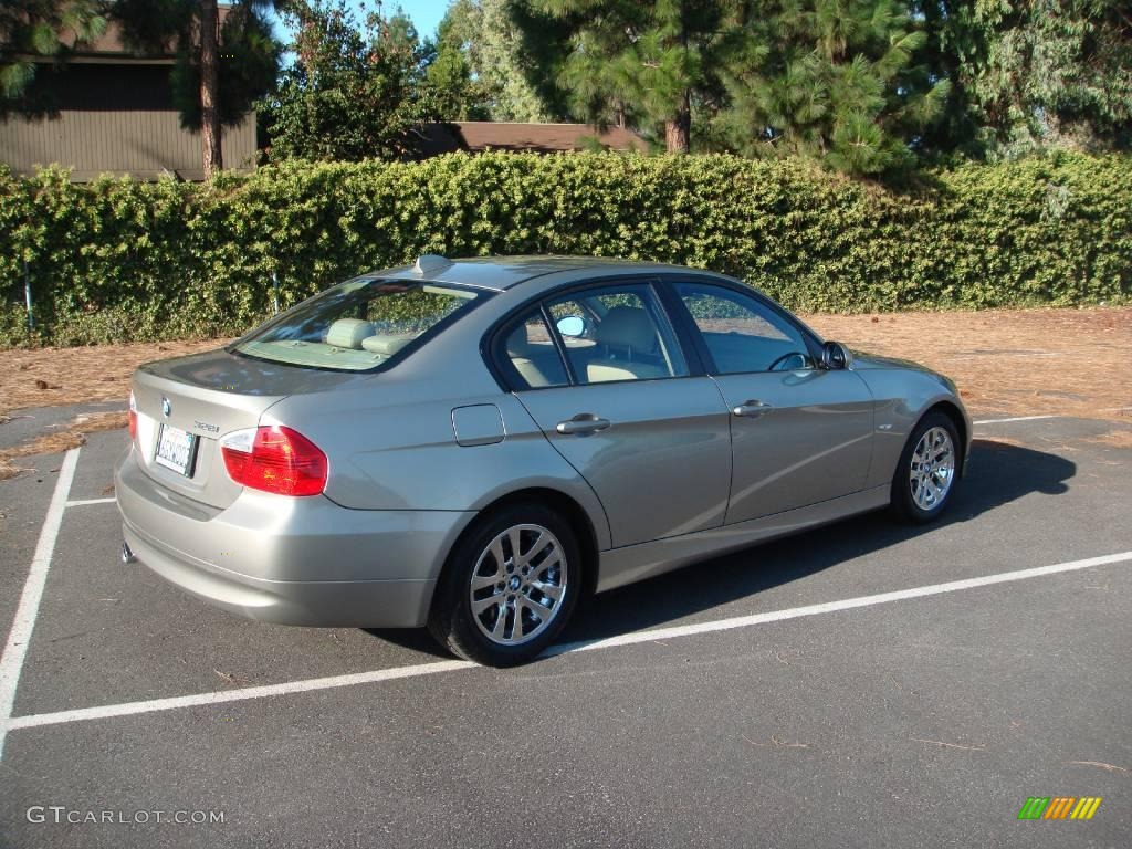 2007 3 Series 328i Sedan - Platinum Bronze Metallic / Beige photo #6