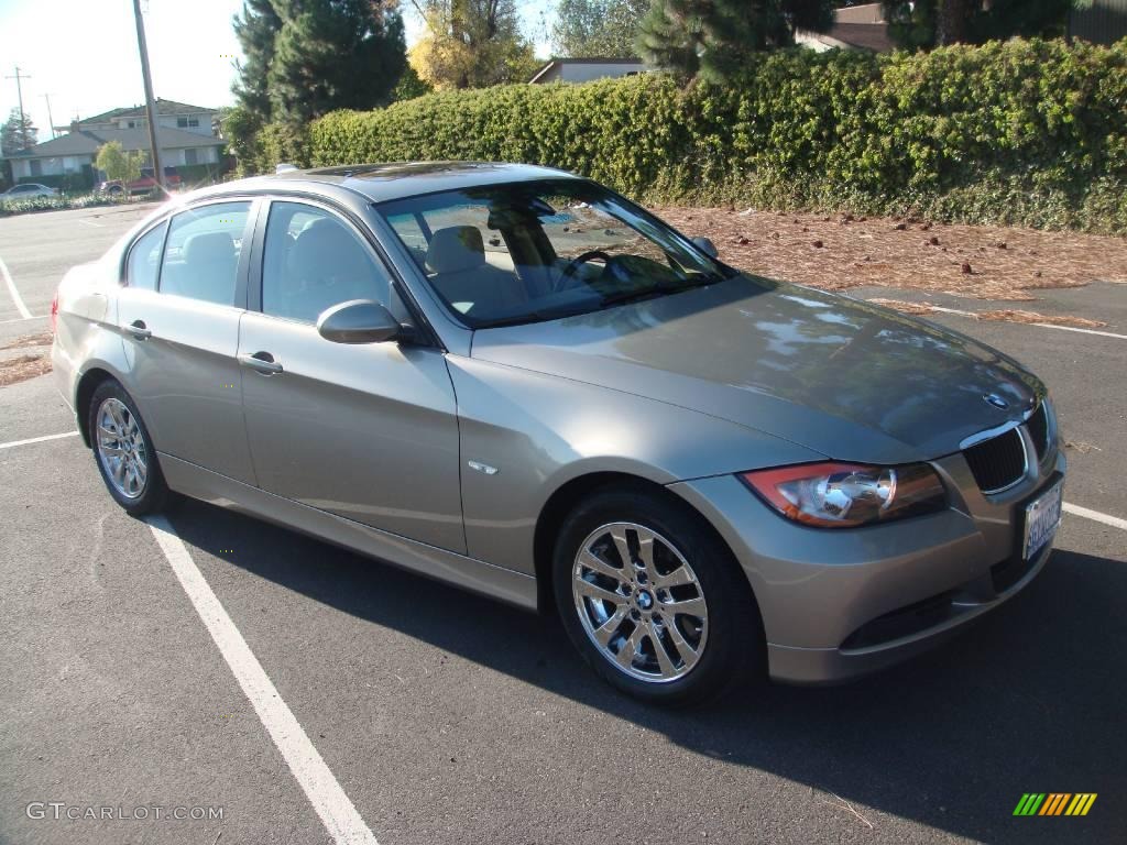 2007 3 Series 328i Sedan - Platinum Bronze Metallic / Beige photo #7