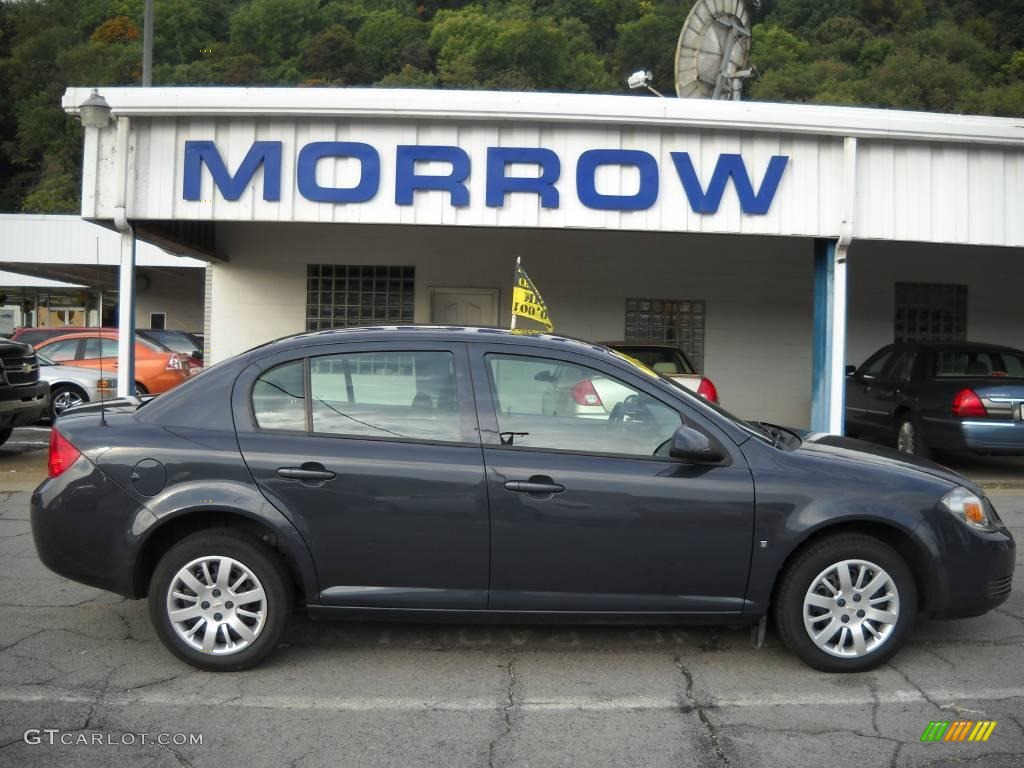 2009 Cobalt LT Sedan - Slate Metallic / Ebony photo #1