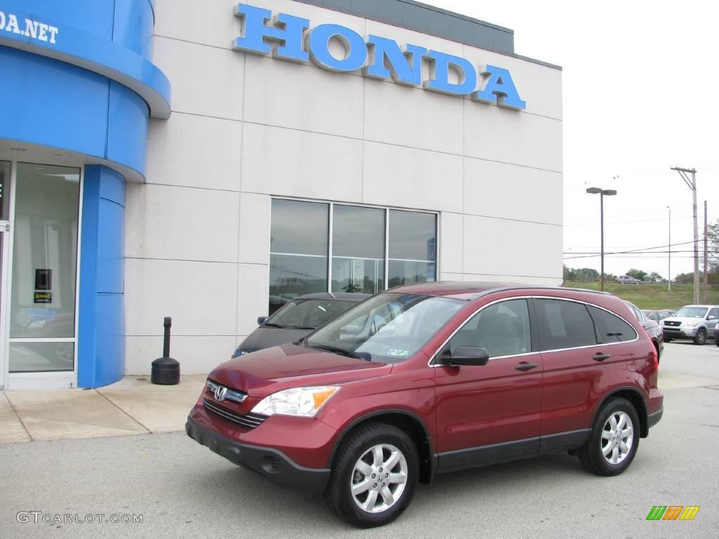 2007 CR-V EX 4WD - Tango Red Pearl / Gray photo #1
