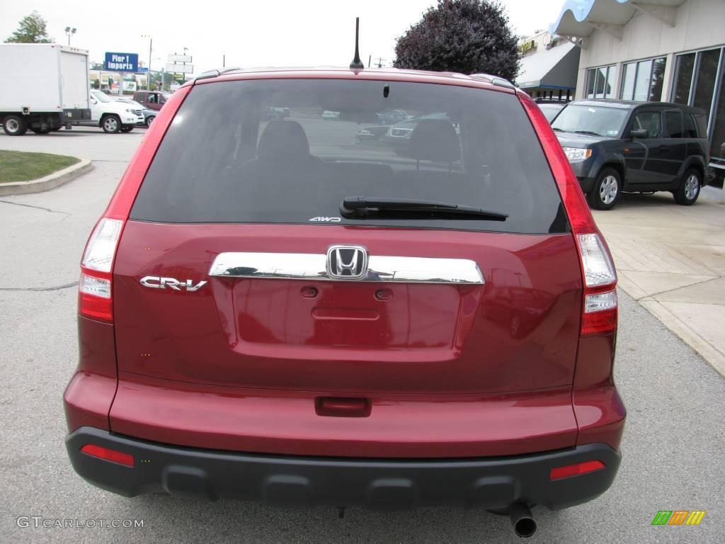 2007 CR-V EX 4WD - Tango Red Pearl / Gray photo #5