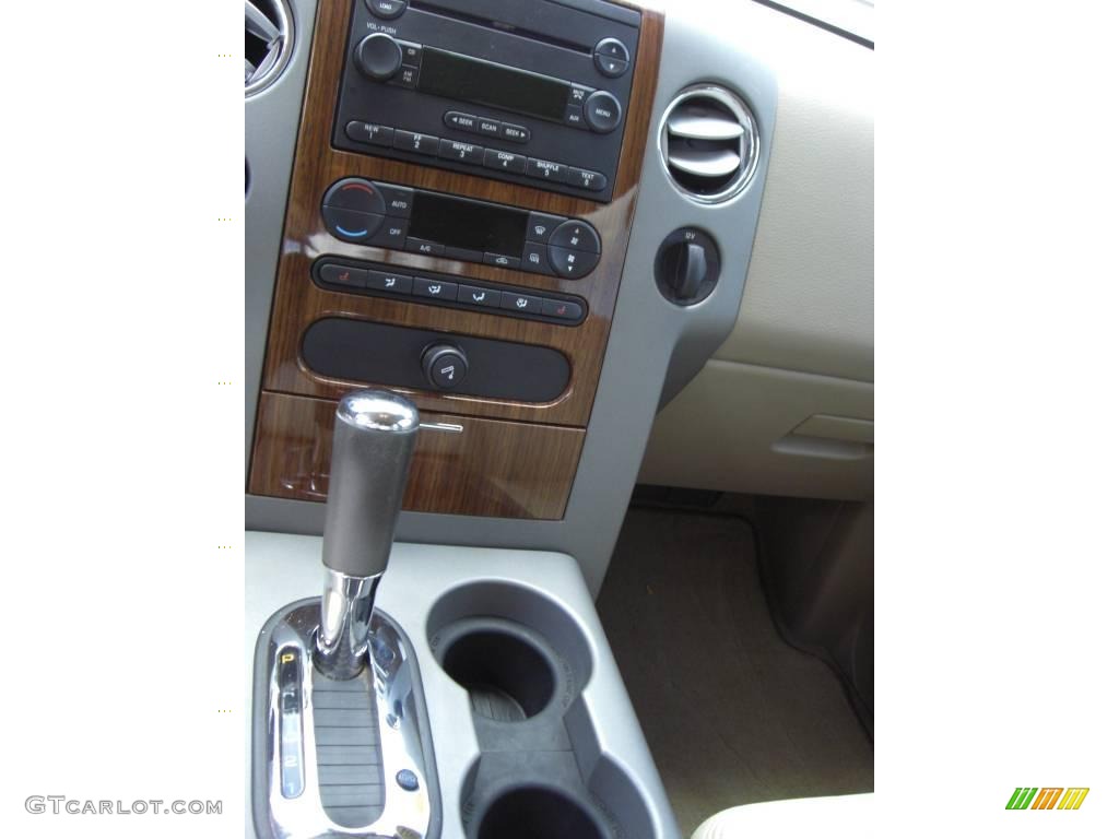 2004 F150 Lariat SuperCrew 4x4 - Aspen Green Metallic / Tan photo #11