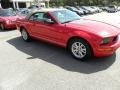 2008 Torch Red Ford Mustang V6 Deluxe Convertible  photo #9