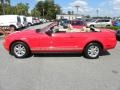 2008 Torch Red Ford Mustang V6 Deluxe Convertible  photo #13