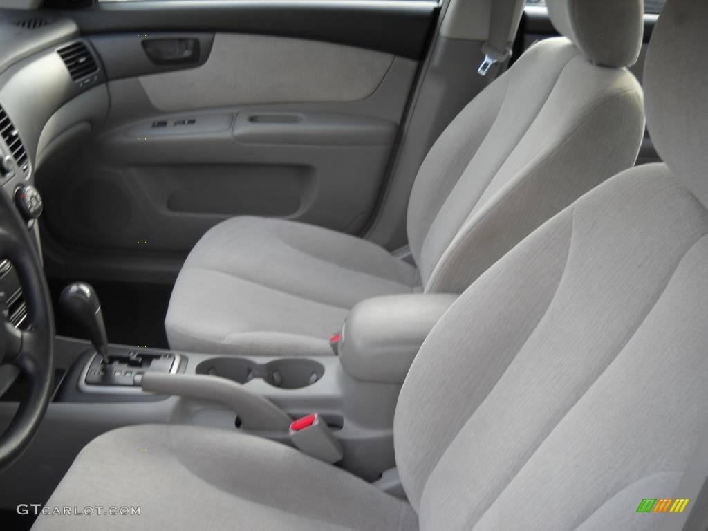 2008 Optima LX - Clear White / Gray photo #8