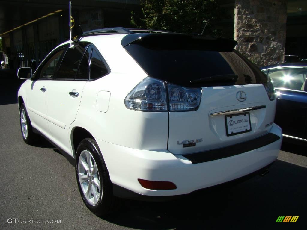 2009 RX 350 AWD - Crystal White Mica / Parchment photo #4