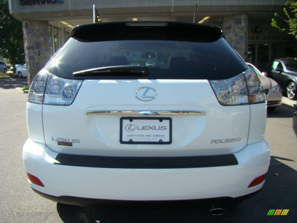 2009 RX 350 AWD - Crystal White Mica / Parchment photo #5