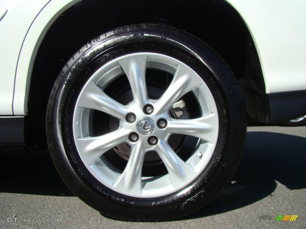 2009 RX 350 AWD - Crystal White Mica / Parchment photo #6