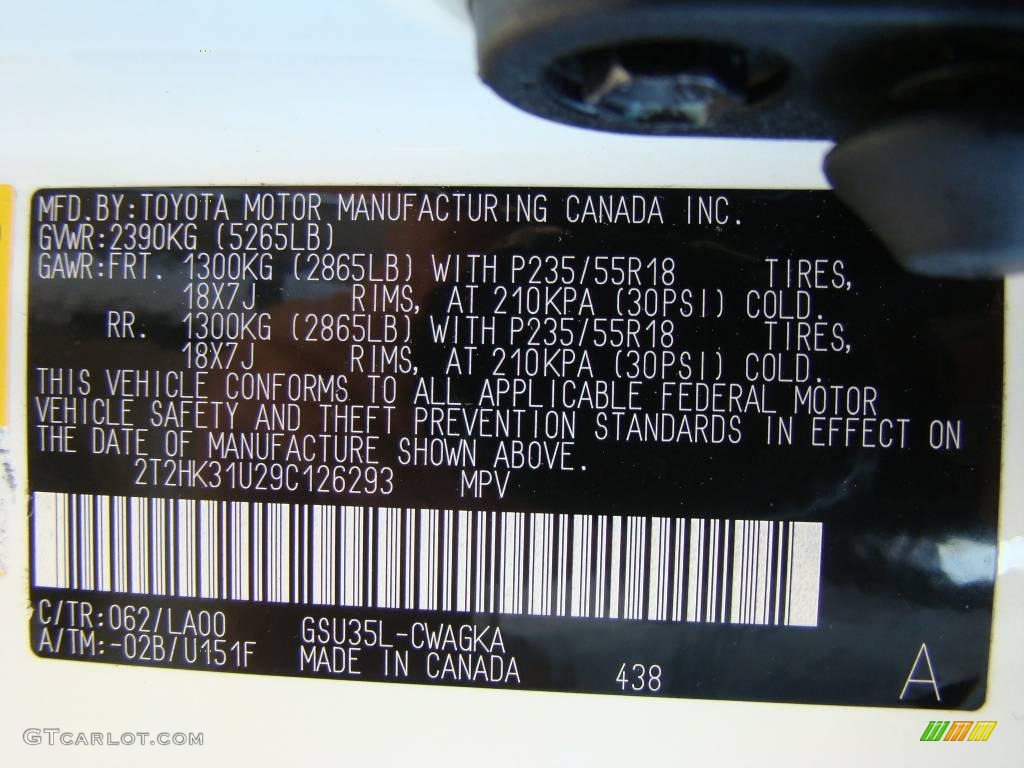 2009 RX 350 AWD - Crystal White Mica / Parchment photo #15