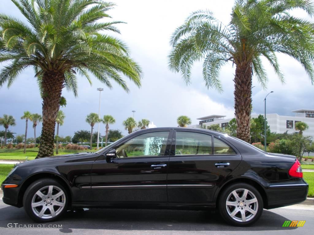 2008 E 350 Sedan - Black / Cashmere photo #1