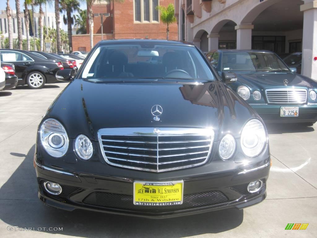 2008 E 350 Sedan - Sienna Black Metallic / Black photo #5