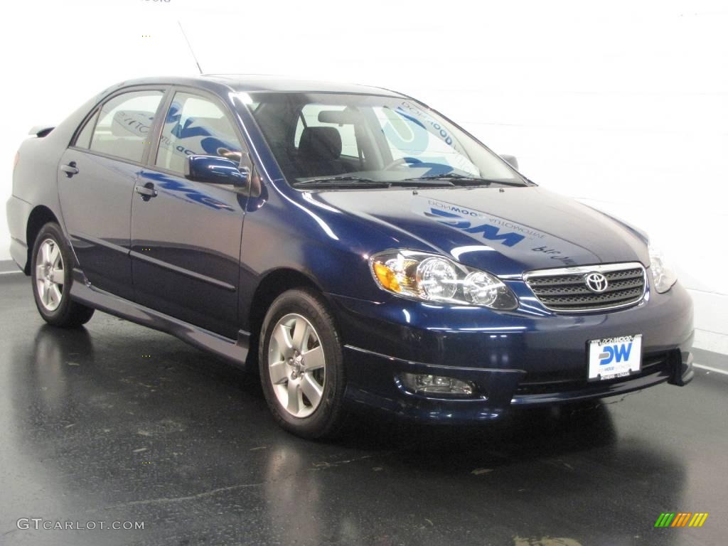 2006 Corolla S - Indigo Ink Pearl / Dark Charcoal photo #1
