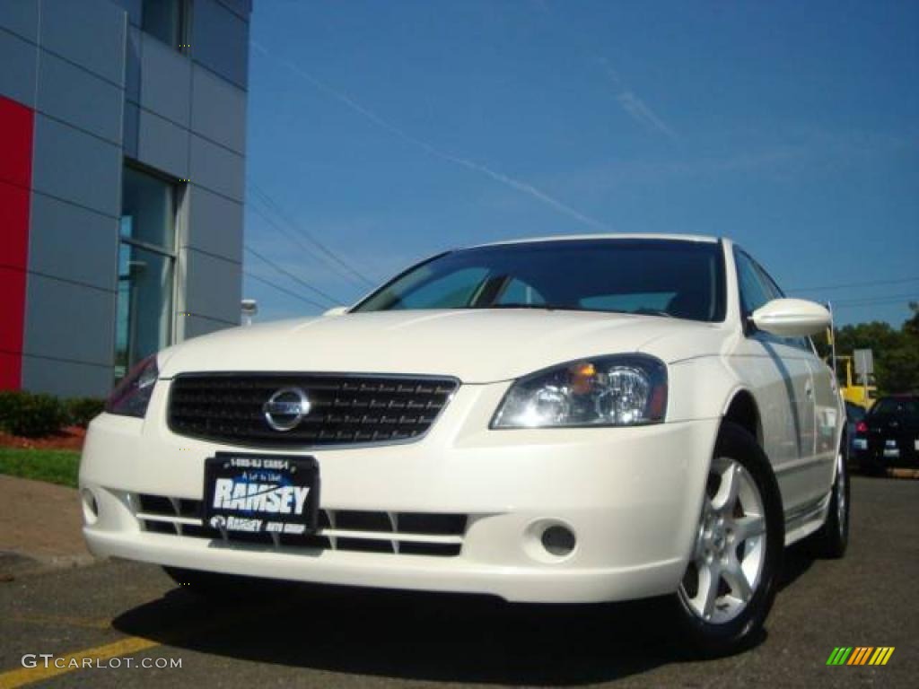 2006 Altima 2.5 S Special Edition - Satin White Pearl / Charcoal photo #3