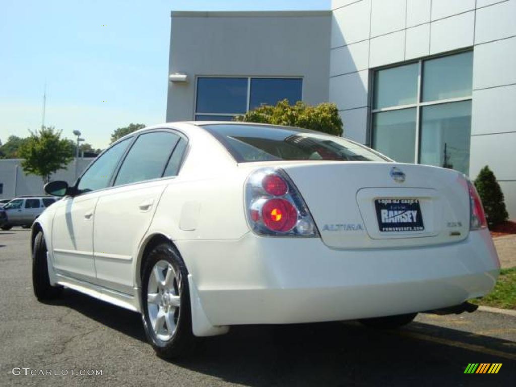 2006 Altima 2.5 S Special Edition - Satin White Pearl / Charcoal photo #7