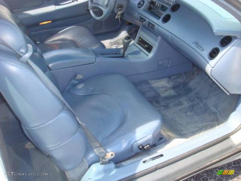 1995 Riviera Supercharged Coupe - Bright White / Adriatic Blue photo #24