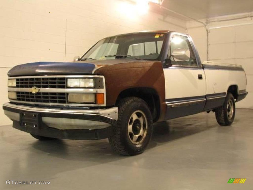 1991 C/K C1500 Silverado Regular Cab - Bahama Blue Metallic / Blue photo #1