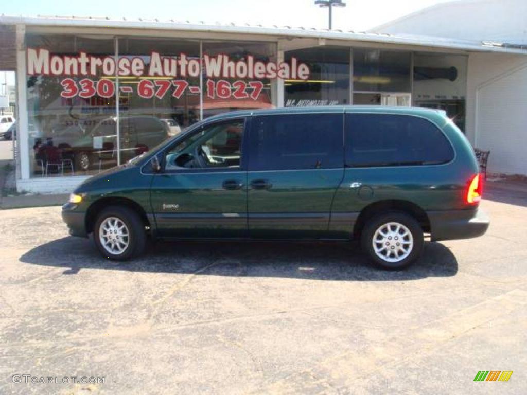1998 Grand Voyager Expresso - Forest Green Pearl / Mist Gray photo #2