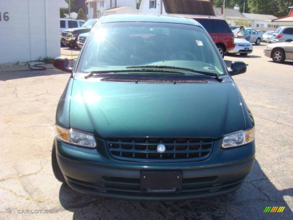 1998 Grand Voyager Expresso - Forest Green Pearl / Mist Gray photo #4