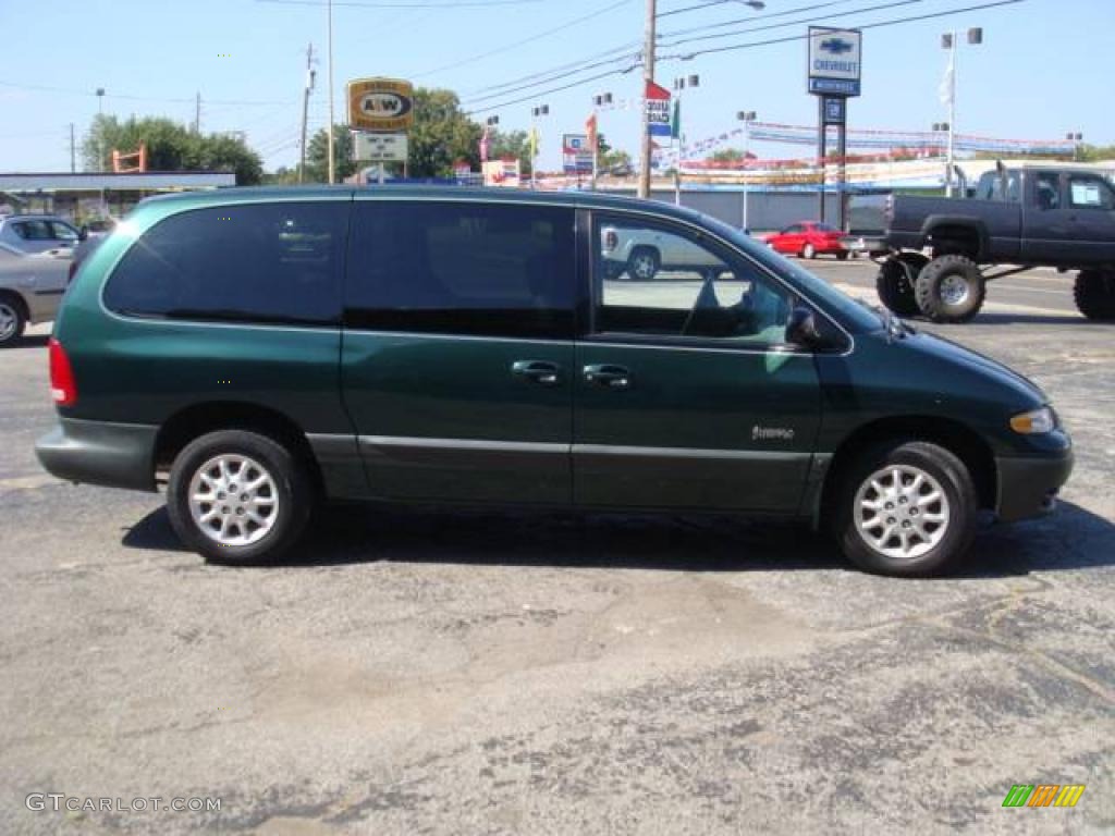 1998 Grand Voyager Expresso - Forest Green Pearl / Mist Gray photo #6