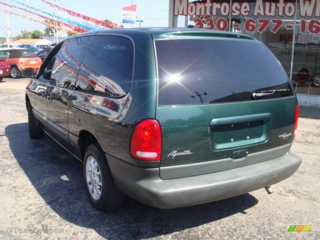 1998 Grand Voyager Expresso - Forest Green Pearl / Mist Gray photo #9