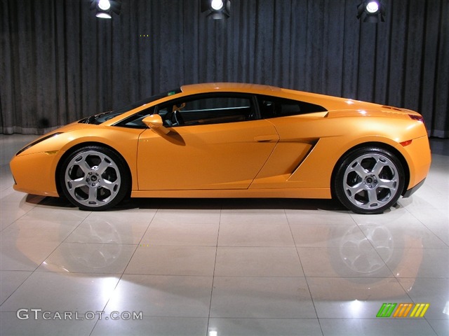 2004 Gallardo Coupe E-Gear - Arancio Borealis / Orange/Black photo #18