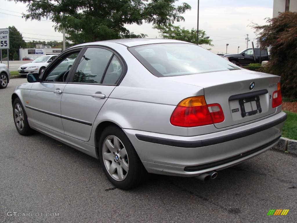 2001 3 Series 325xi Sedan - Titanium Silver Metallic / Grey photo #5