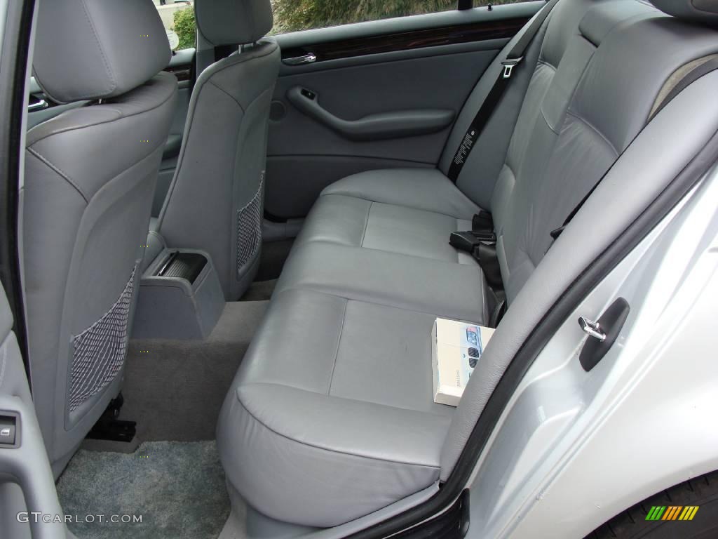 2001 3 Series 325xi Sedan - Titanium Silver Metallic / Grey photo #7