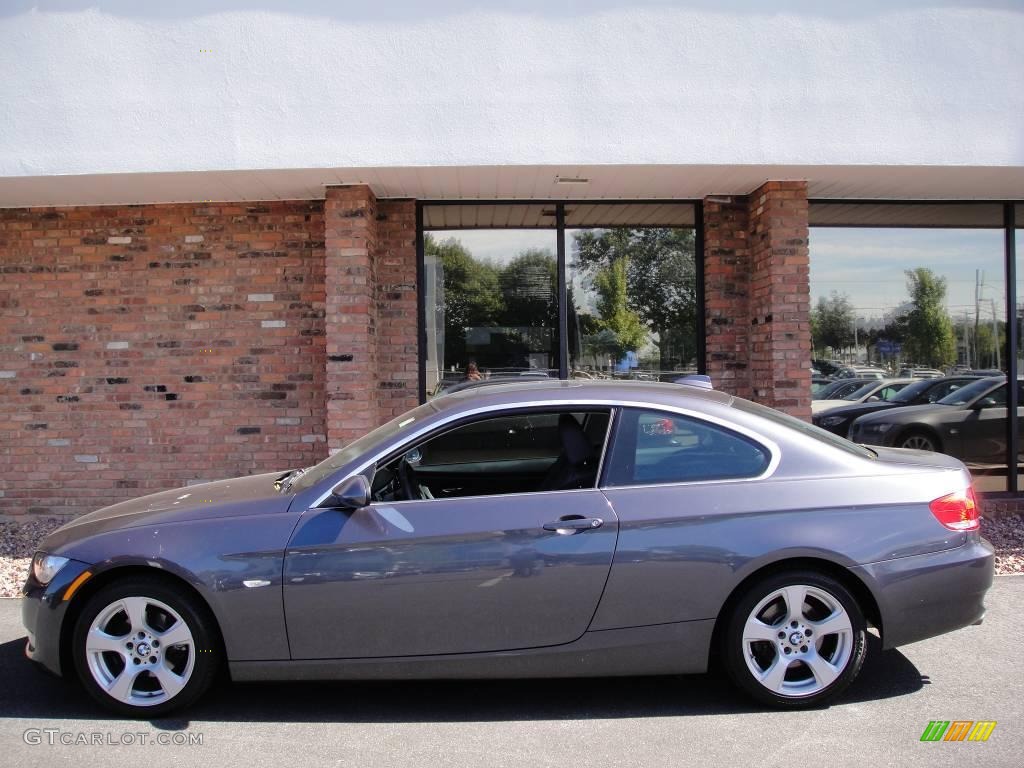 2007 3 Series 328xi Coupe - Sparkling Graphite Metallic / Black photo #3