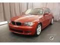 2008 Sedona Red Metallic BMW 1 Series 128i Coupe  photo #1