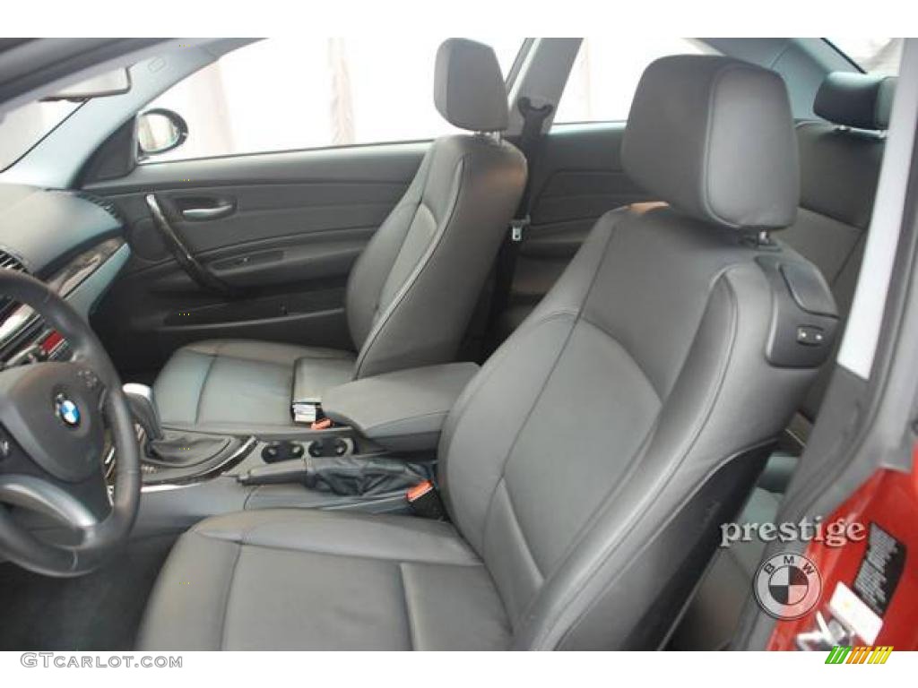 2008 1 Series 128i Coupe - Sedona Red Metallic / Black photo #4