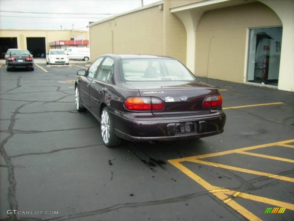 1998 Malibu LS Sedan - Dark Cherry Metallic / Medum Gray photo #6