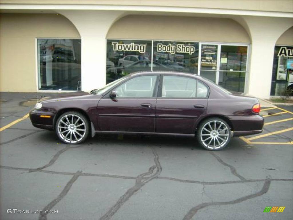 1998 Malibu LS Sedan - Dark Cherry Metallic / Medum Gray photo #8