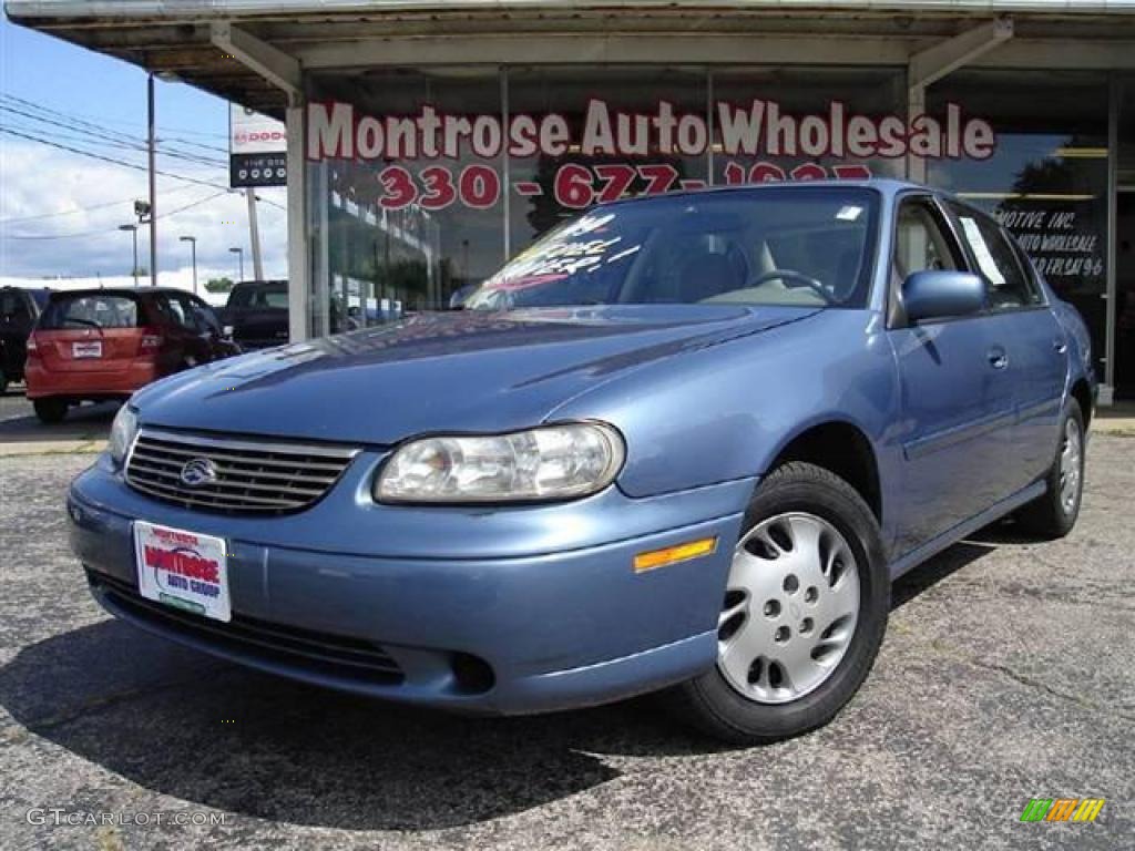1999 Malibu Sedan - Medium Opal Blue Metallic / Medium Gray photo #1