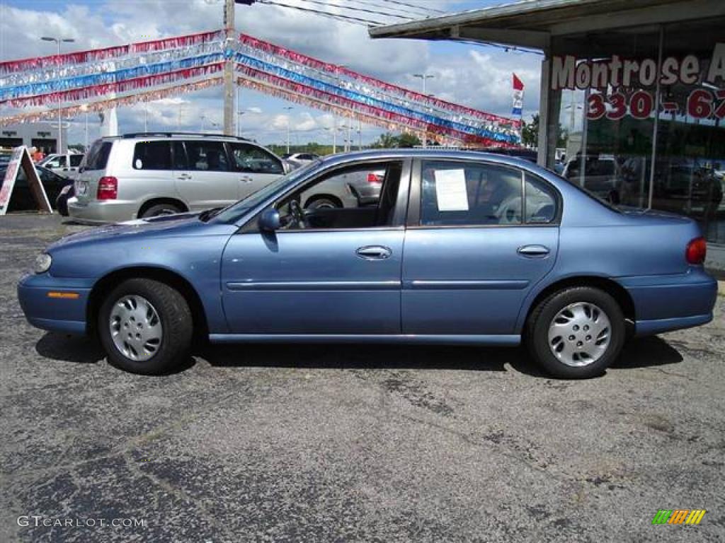 1999 Malibu Sedan - Medium Opal Blue Metallic / Medium Gray photo #2