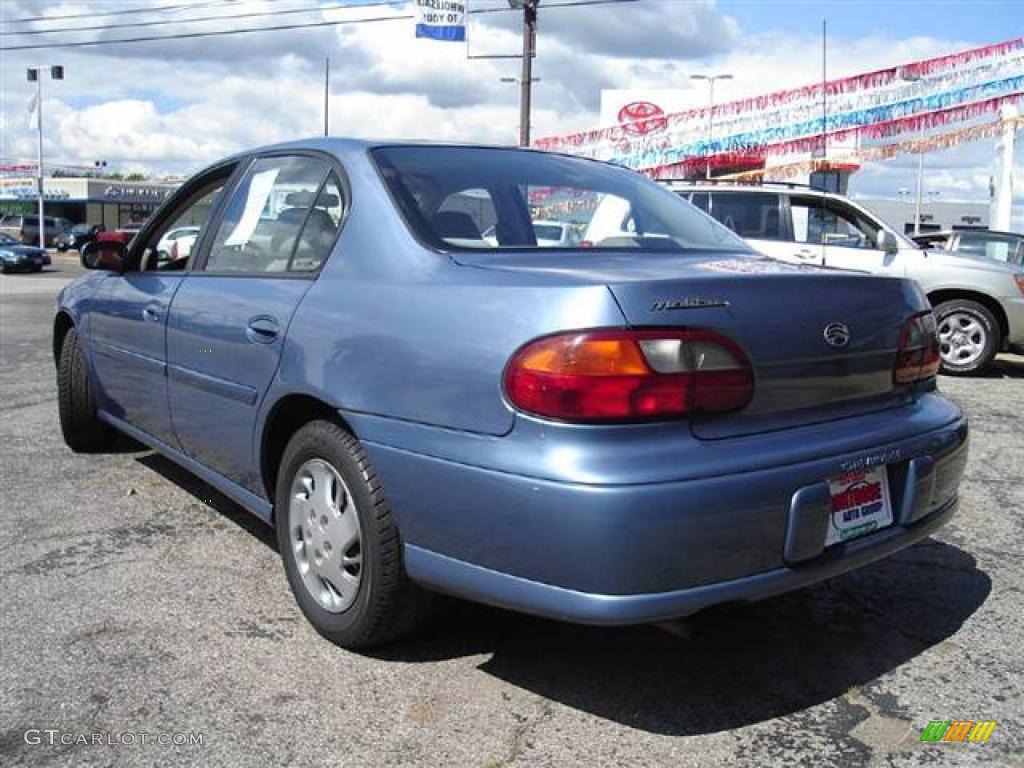 1999 Malibu Sedan - Medium Opal Blue Metallic / Medium Gray photo #3