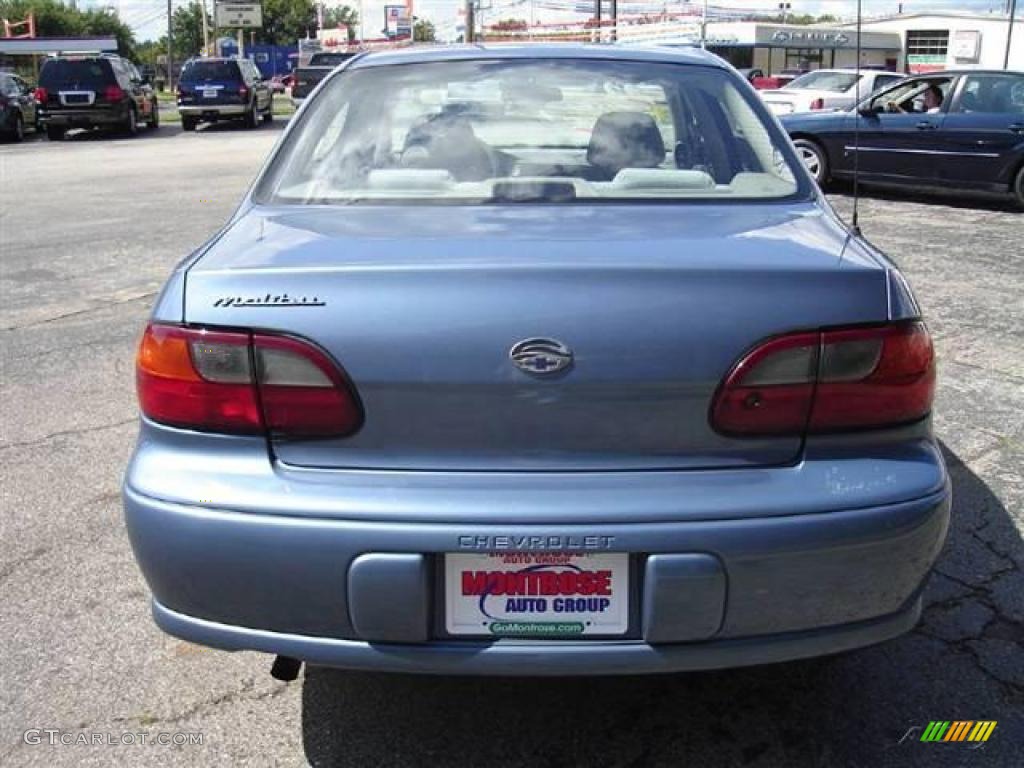 1999 Malibu Sedan - Medium Opal Blue Metallic / Medium Gray photo #4