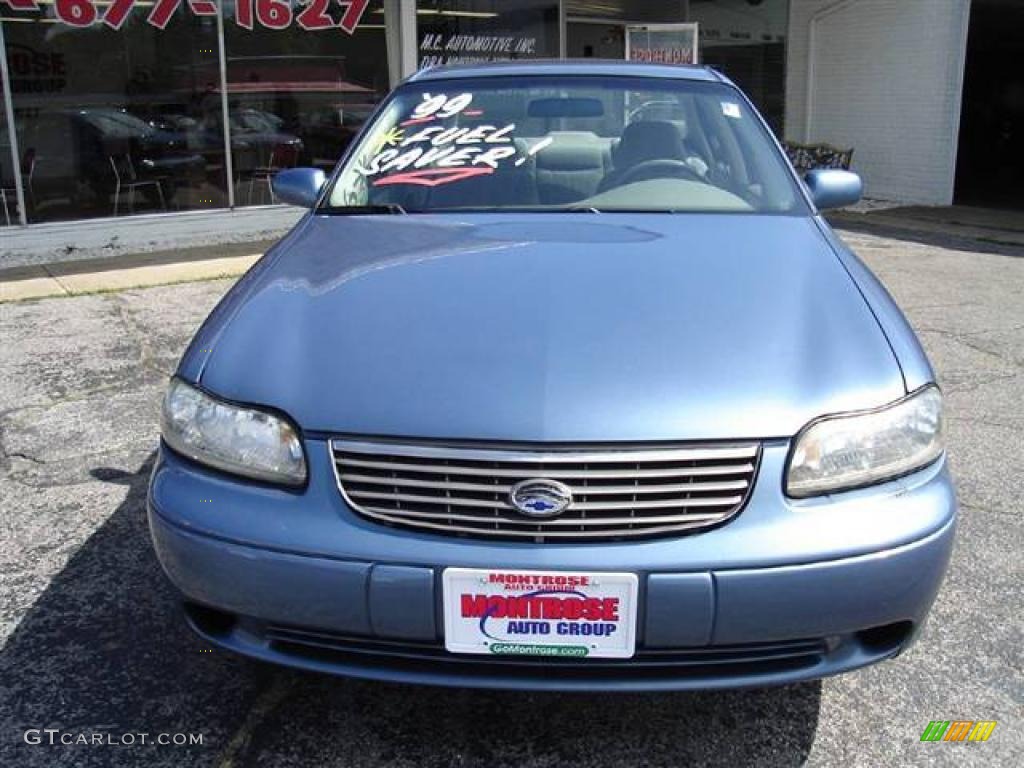 1999 Malibu Sedan - Medium Opal Blue Metallic / Medium Gray photo #8