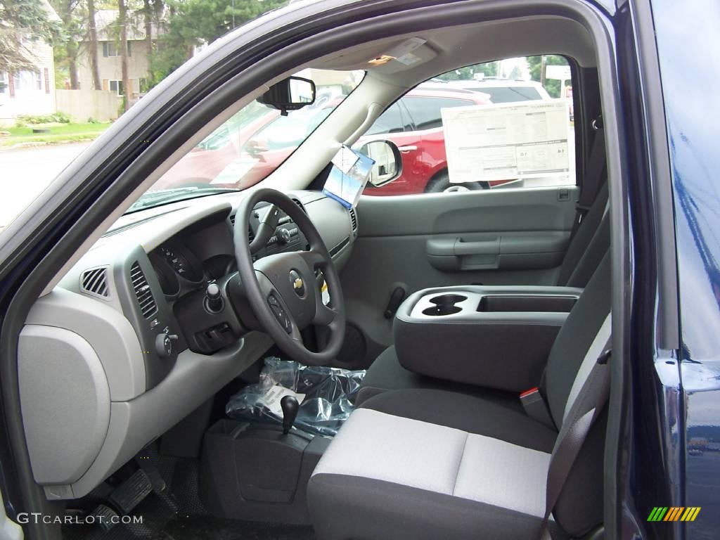 2009 Silverado 1500 LS Regular Cab 4x4 - Imperial Blue Metallic / Dark Titanium photo #13