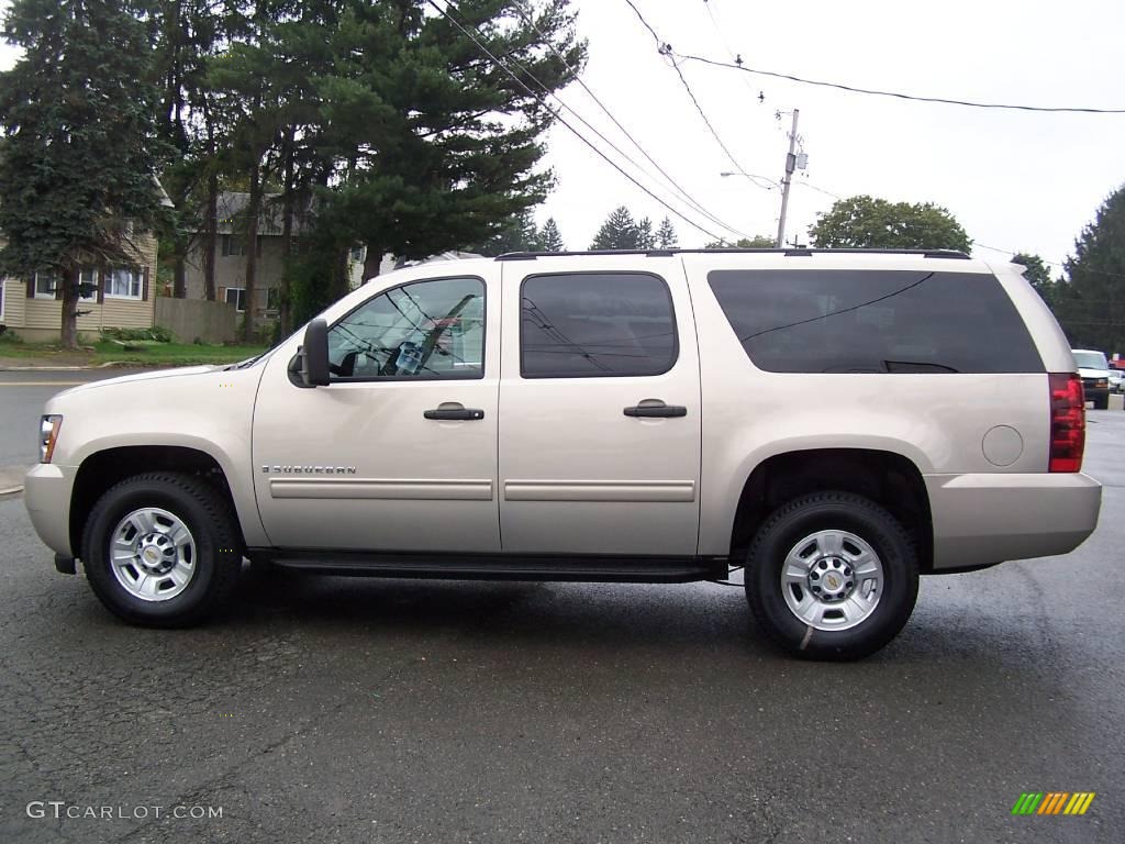 2009 Suburban LS 4x4 - Gold Mist Metallic / Ebony photo #43