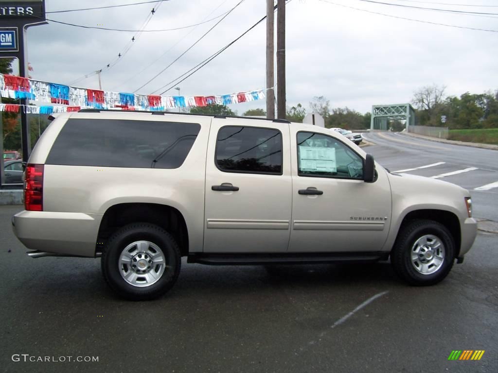 2009 Suburban LS 4x4 - Gold Mist Metallic / Ebony photo #45