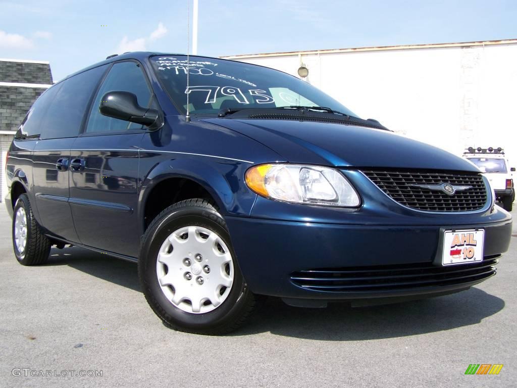2003 Town & Country LX - Midnight Blue Pearl / Navy Blue photo #1
