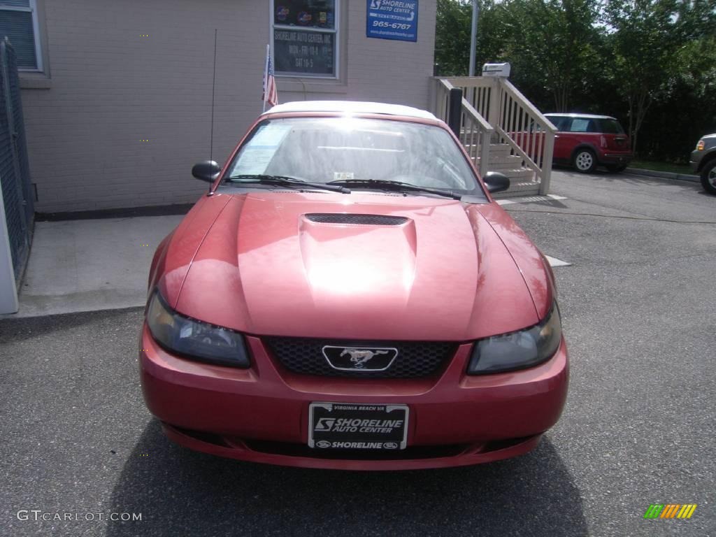 Laser Red Metallic Ford Mustang