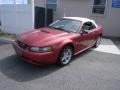 1999 Laser Red Metallic Ford Mustang GT Convertible  photo #2
