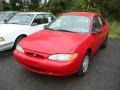 1999 Bright Red Ford Escort LX Sedan  photo #5