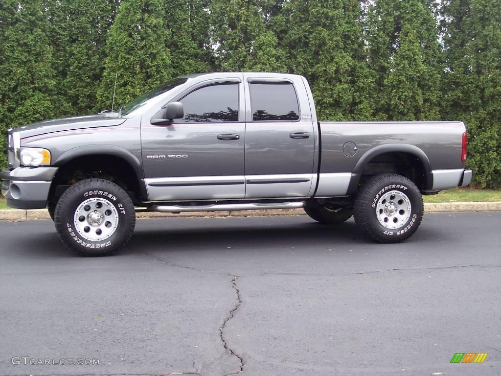 2002 Ram 1500 SLT Quad Cab 4x4 - Graphite Metallic / Dark Slate Gray photo #4