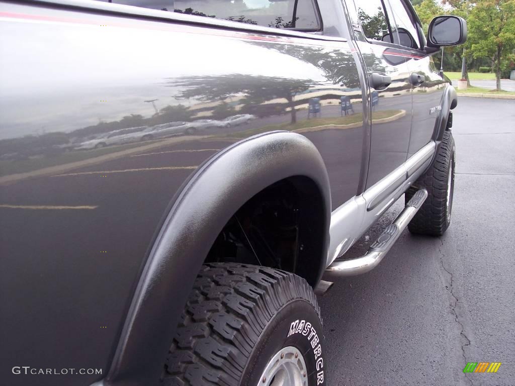 2002 Ram 1500 SLT Quad Cab 4x4 - Graphite Metallic / Dark Slate Gray photo #22