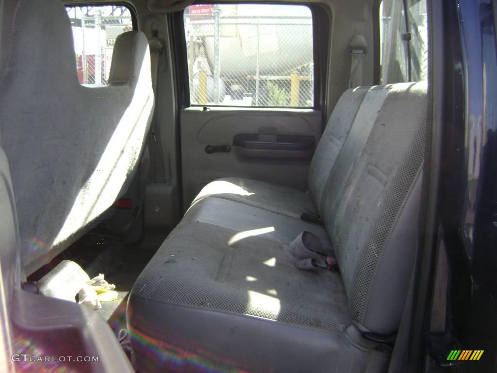 2003 F250 Super Duty XLT Crew Cab 4x4 - True Blue Metallic / Dark Flint Grey photo #6