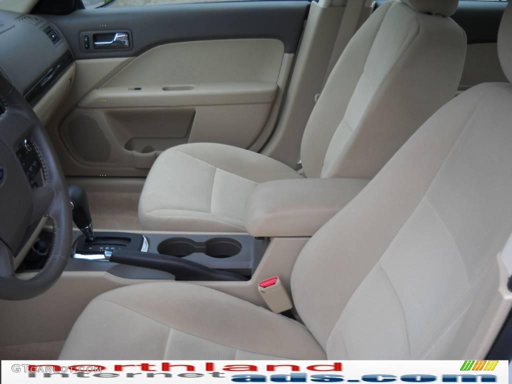2008 Fusion SEL V6 AWD - White Suede / Camel photo #11