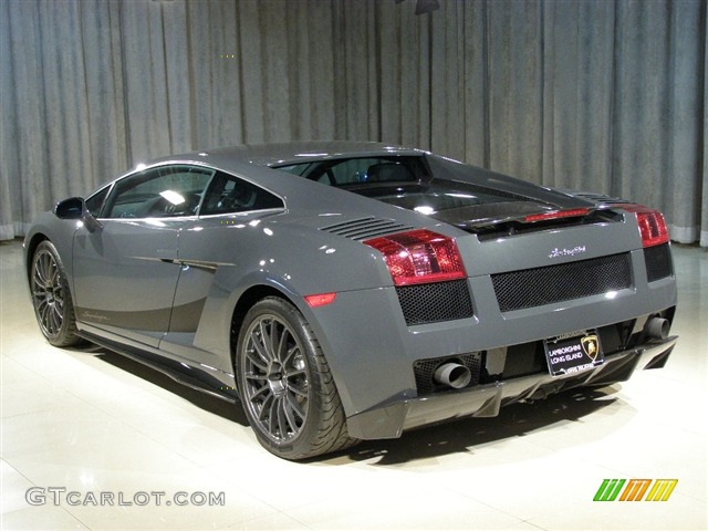 2008 Gallardo Superleggera - Grigio Telesto / Black photo #2