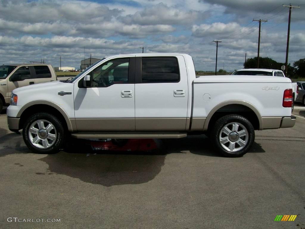 2010 F350 Super Duty King Ranch Crew Cab 4x4 - Oxford White / Chaparral Leather photo #2